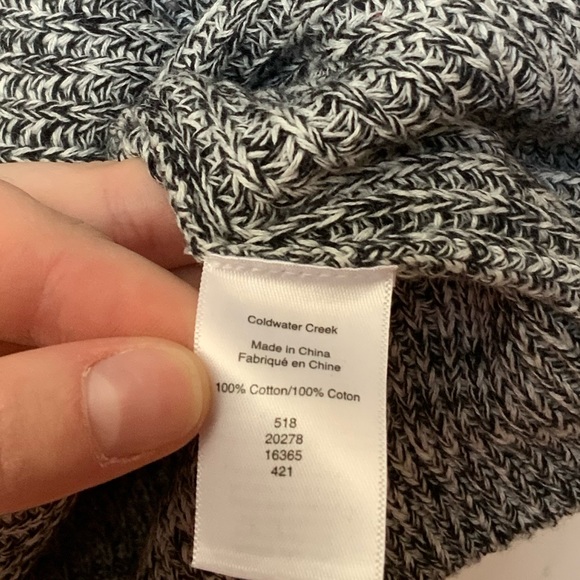 Coldwater Creek Cotton Cowl Neck Sweater - Picture 2 of 4